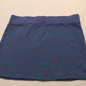 Billabong stretch skirt blue purple size small